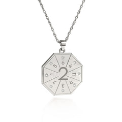 Naszyjnik z wisiorkiem Mediatora (2) w kolorze srebrnym – Pieczęć Harmonii