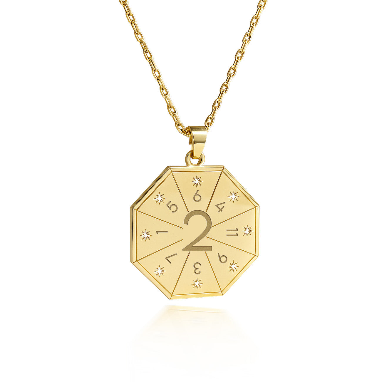 Naszyjnik z wisiorkiem Mediatora (2) w kolorze złotym – Pieczęć Harmonii