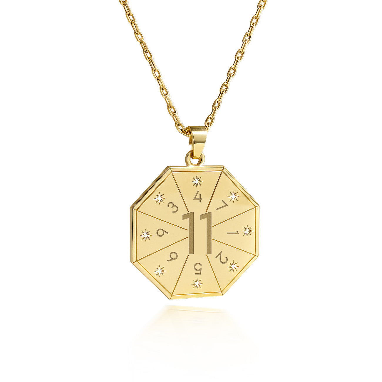 Naszyjnik z wisiorkiem Wizjonera (11) w kolorze złotym – Pieczęć Wizji