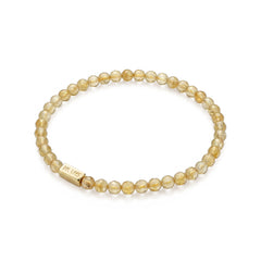 Bransoletka z Cytrynem i miejscem na charms – Srebro 925