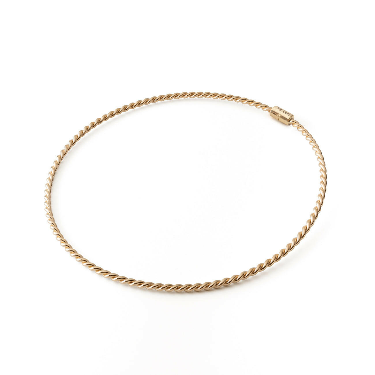 Miedziany naszyjnik tensorowy w kolorze złotym - Królewski.