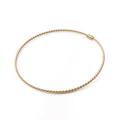 Miedziany naszyjnik tensorowy w kolorze złotym - Kubit Zaginiony (177 MHz)