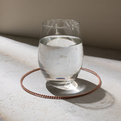 Měděný tenzorový obruč - zemní rezonanční qubit (333 MHz)