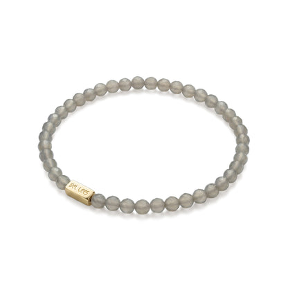 Bransoletka z Onyksem i miejscem na charms – Srebro 925