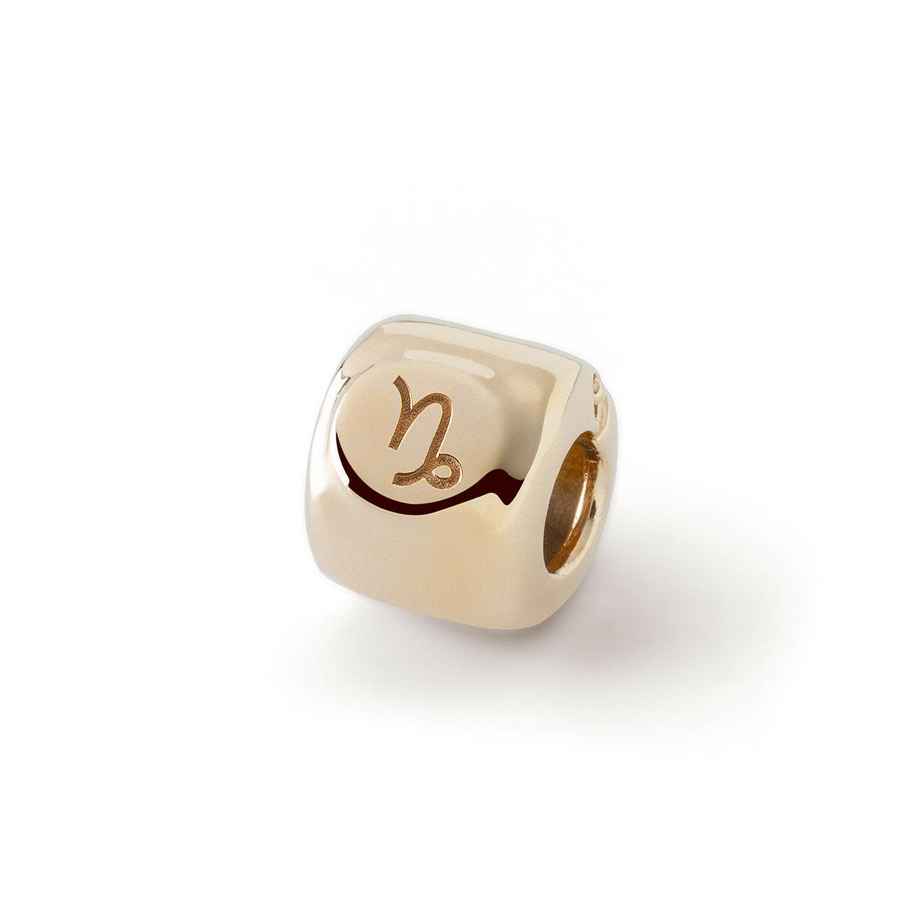 Charms ze znakiem zodiaku Koziorożec (♑︎) Pozłacany - srebro pr. 925.