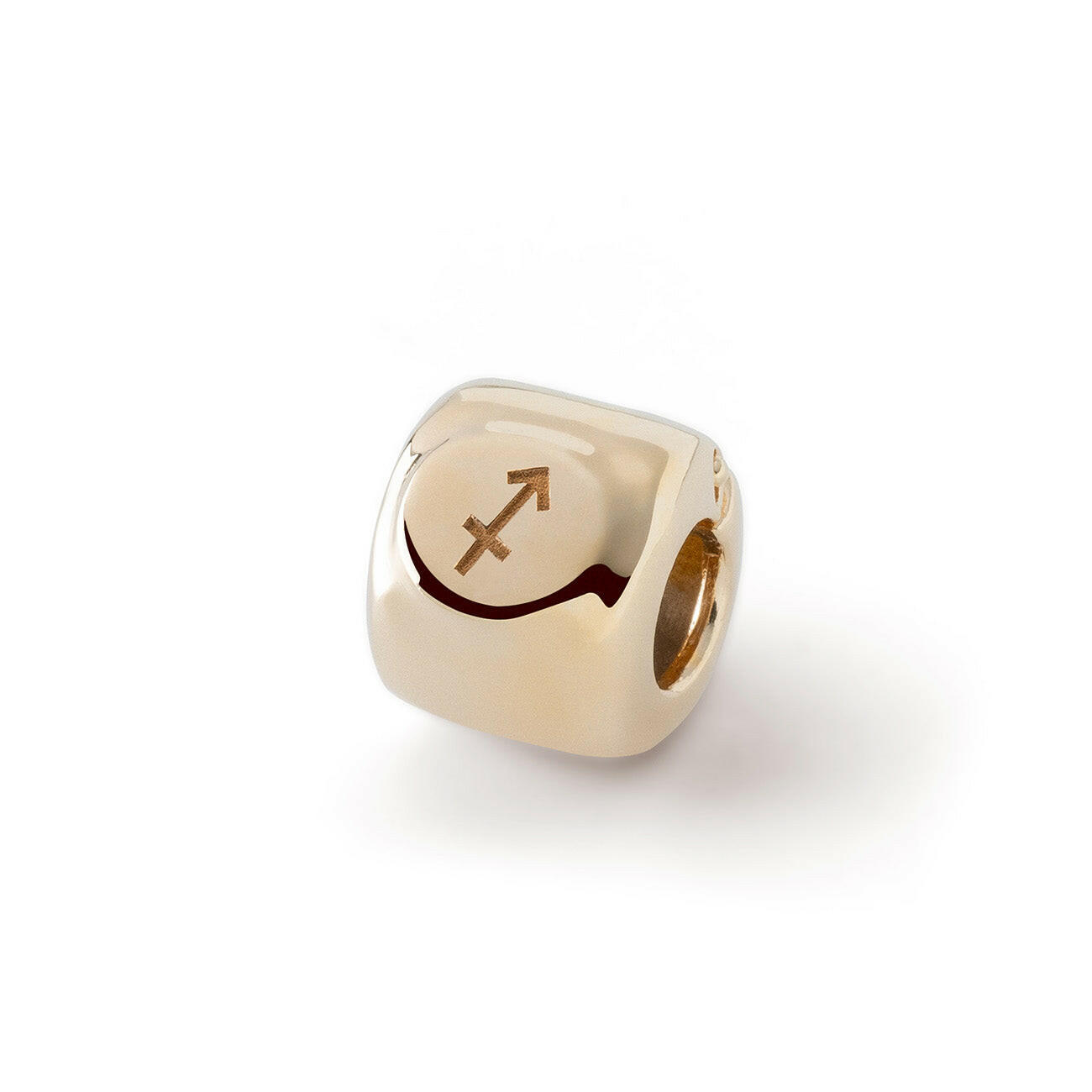 Charms ze znakiem zodiaku Strzelec (♐︎) Pozłacany - srebro pr. 925.