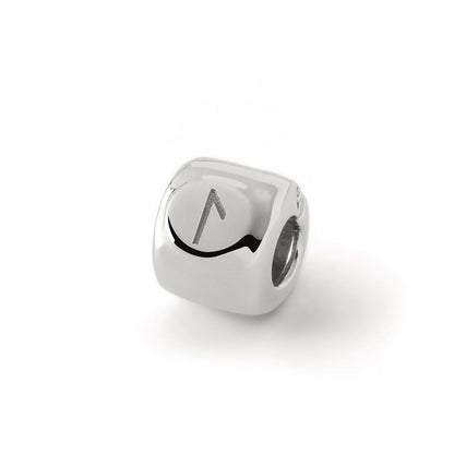 Charms z runą Laguz (ᛚ) Srebrny – amulet płynności i intuicji - srebro pr. 925.