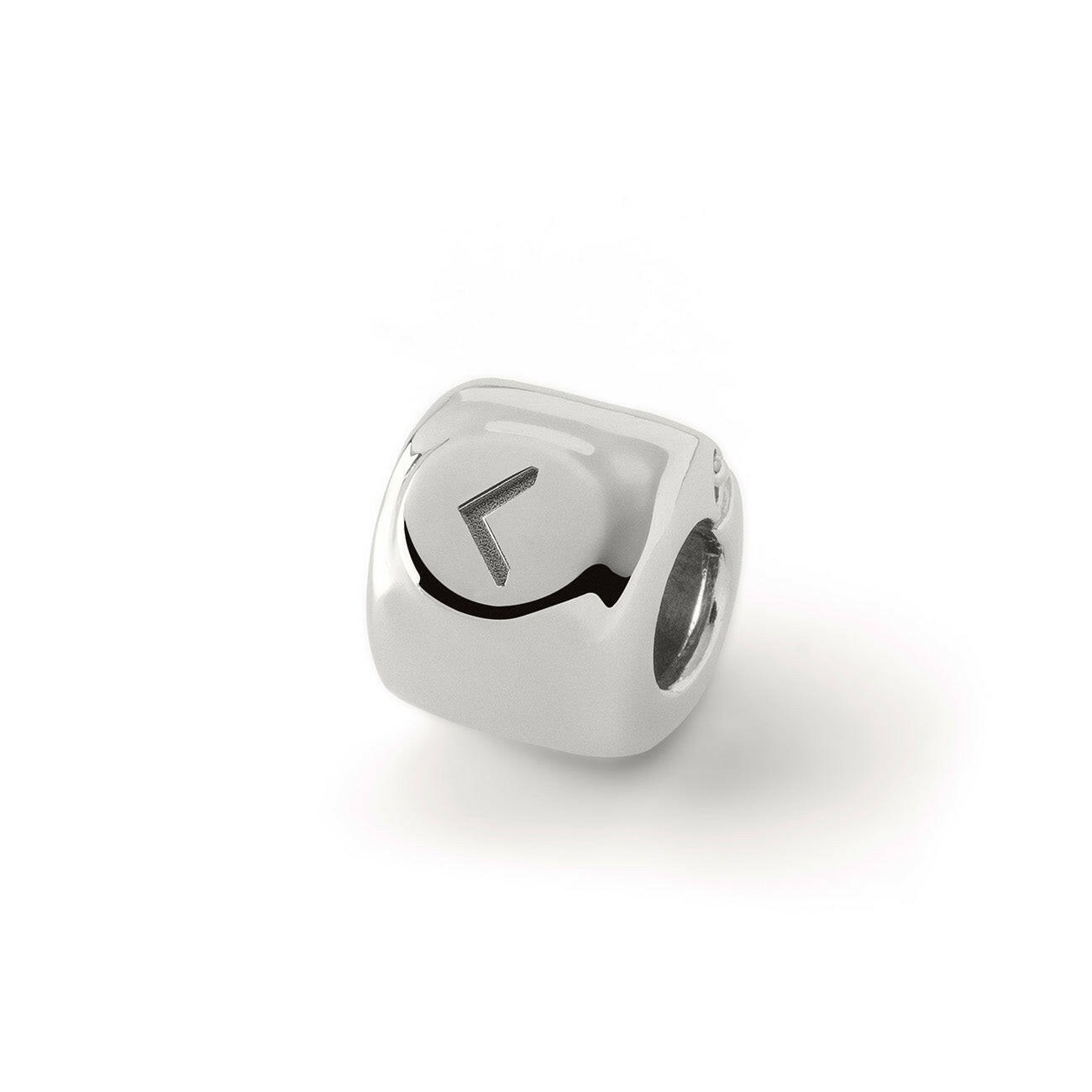 Charms z runą Ansuz (ᚨ) – amulet mądrości i komunikacji, brąz pokryty platyną